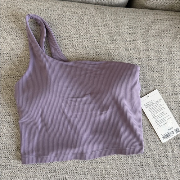 lululemon athletica Tops - Lululemon Women’s Ribbed Nulu Asymmetrical Yoga Tank NWT